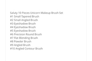 🦄unicorn make up brushes 🦄