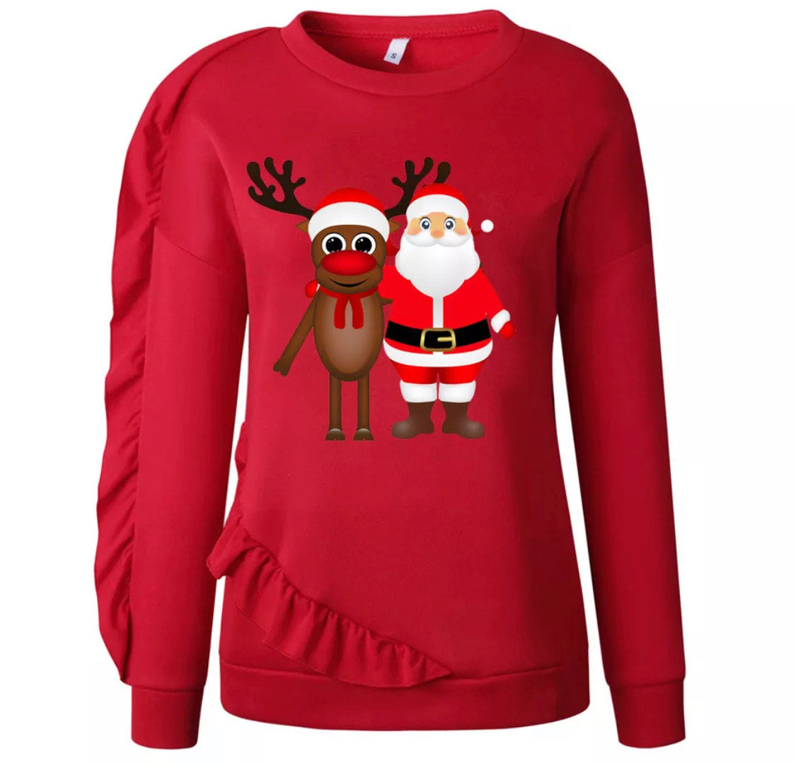 Santa ugly Christmas sweaters