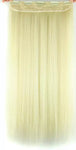 Blonde straight hair extension