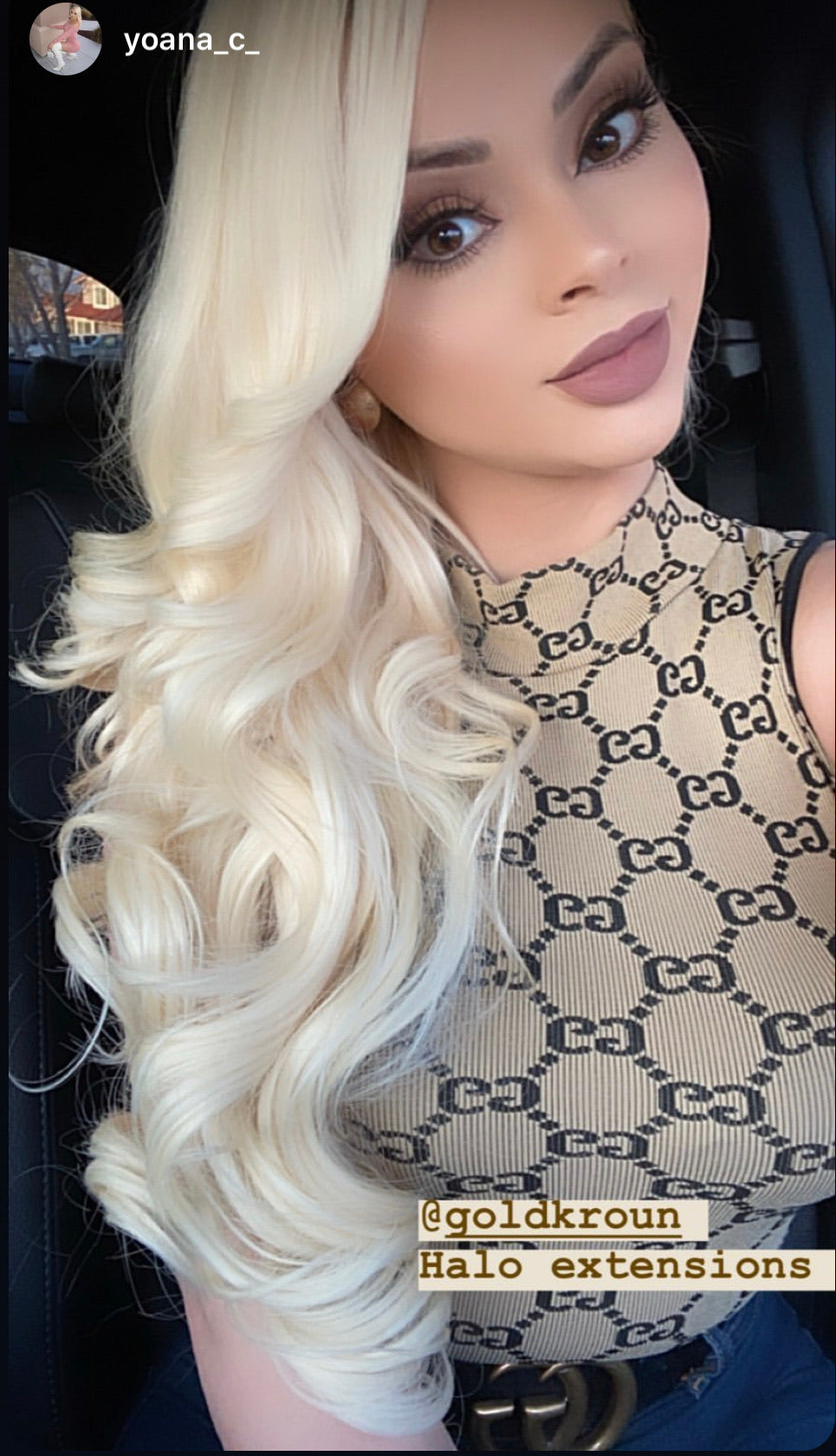 Ice 🧊 blonde 👱‍♀️ extensions